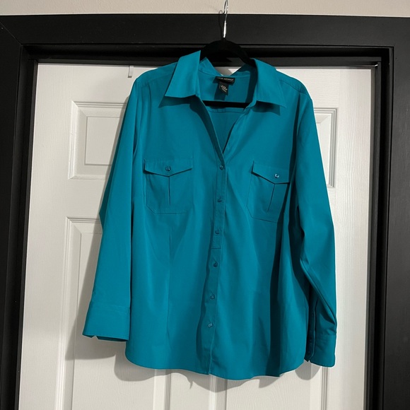 Lane Bryant Button Down Top - Picture 1 of 5